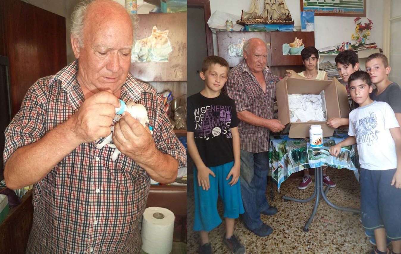 Όλοι μαζί προσέχουν και μεγαλώνουν τα κουταβάκια που βρέθηκαν πεταμένα στον Άγιο Νικόλαο Ηρακλείου Κρήτης 1 KoutaviaFanourakis (1)