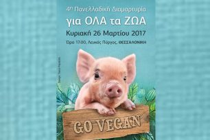 4η Πανελλαδική Διαμαρτυρία για Όλα τα Ζώα στη Θεσσαλονίκη την Κυριακή 26 Μαρτίου