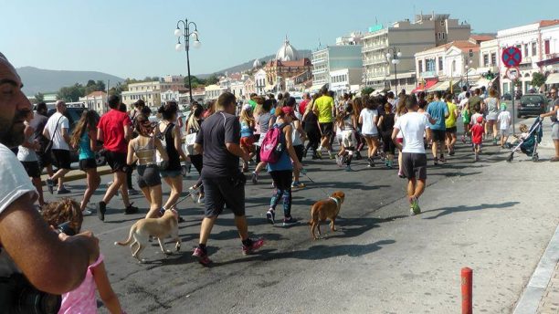 Δεκάδες φιλόζωοι συμμετείχαν στον συμβολικό αγώνα δρόμου για την προστασία των αδέσποτων της Λέσβου (βίντεο)