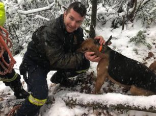 Πυροσβέστες έσωσαν σκύλο που έπεσε σε πηγάδι βάθους 30 μέτρων κοντά την Ολυμπιάδα Χαλκιδικής