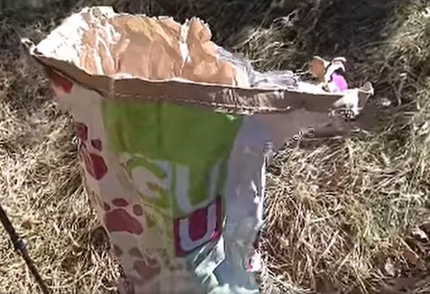 Βρήκαν νεογέννητα κουτάβια σε τσουβάλι πεταμένα σε χωράφι κοντά στον Απόσκεπο Καστοριάς (βίντεο)