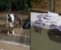 Κορυδαλλός Αττικής: Εγκατάλειψε τον σκύλο δένοντας τον στη βροχή αφήνοντας σημείωμα!