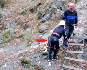 Κόνιτσα Ιωαννίνων: Έσωσαν σκύλο που έπεσε σε ποτάμι (βίντεο)