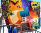 Μια υπέροχη αλεπού σε γκράφιτι στολίζει το 3o Δημοτικό Σχολείο Ζωγράφου
