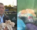 Έσωσε τα κουτάβια που βρέθηκαν πεταμένα σε κάδο σκουπιδιών στην Περιστερά Λασιθίου (βίντεο)