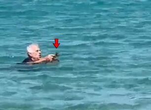 Πάρος: Άνδρας έσωσε μωρό γατάκι που έπεσε στη θάλασσα και κινδύνευε να πνιγεί (βίντεο)