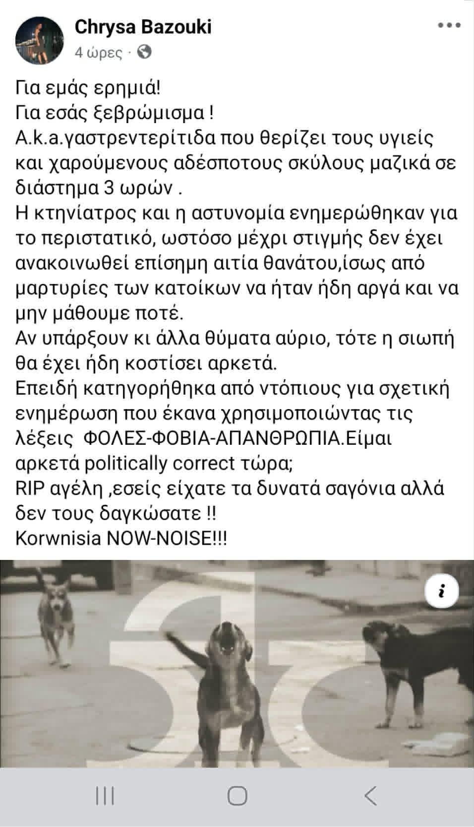 Κορωνησία Άρτας: Μαζική θανάτωση αδέσποτων σκυλιών – Έγινε έλεγχος για φόλες; 5 KoronisiaArtasSkyliaNekra5 2026 2