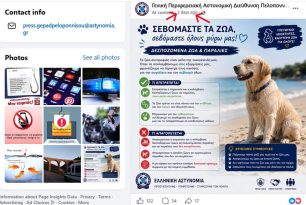 Άλλη μια γκάφα εις βάρος των σκύλων από την ΕΛ.ΑΣ. που αρνείται επισήμως να την παραδεχτεί