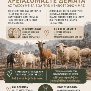 Πάρος: Έκκληση για ζωοτροφές για κατσίκια, πρόβατα, ιπποειδή και άλλα ζώα φάρμας (βίντεο) 3 ParosAfisaMesovouniaZootrofes2 8 2028