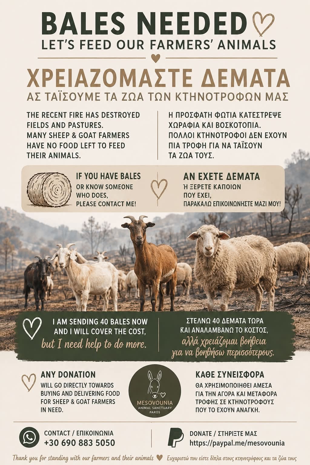 Πάρος: Έκκληση για ζωοτροφές για κατσίκια, πρόβατα, ιπποειδή και άλλα ζώα φάρμας (βίντεο) 1 ParosAfisaMesovouniaZootrofes2 8 2028