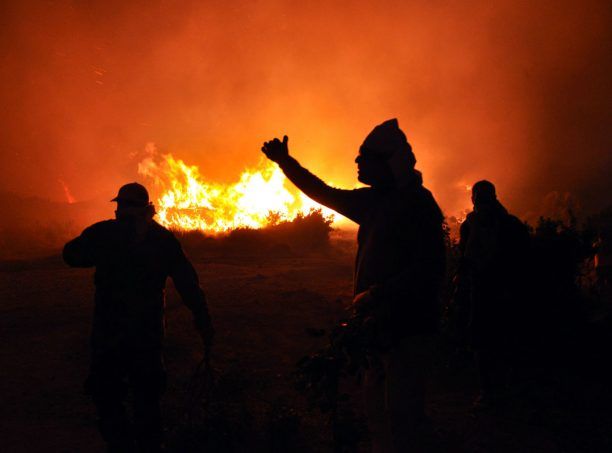 Χίος: Και όμως κυνηγούν στον ρημαγμένο από τη φωτιά τόπο!