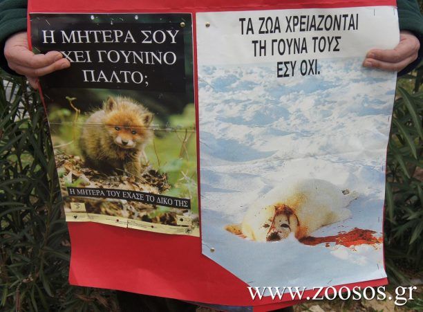 Διαμαρτυρηθείτε για το αιματοβαμμένο εμπόριο της γούνας